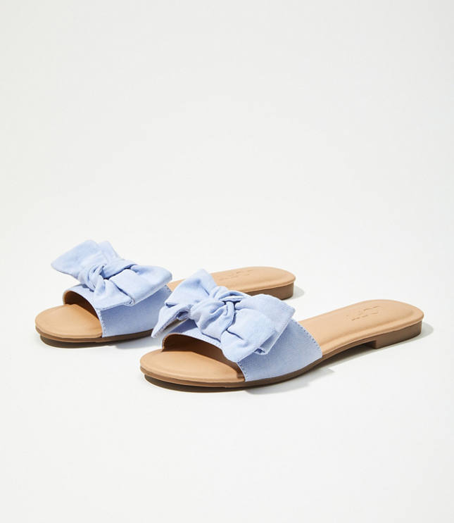 Bow Slide Sandals