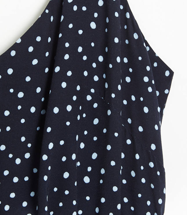 polka dot jumpsuit loft