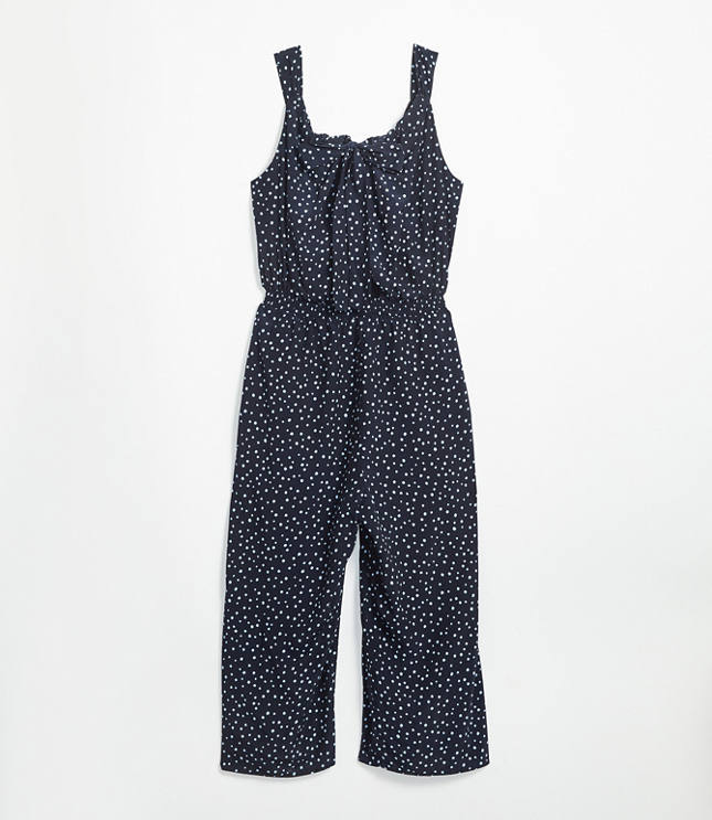 polka dot jumpsuit loft
