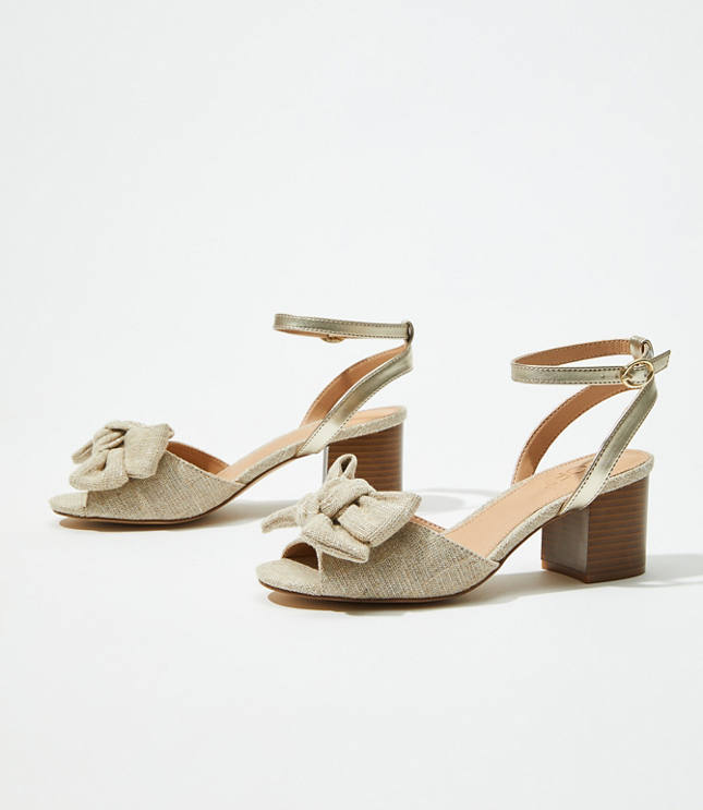 Bow High Heel Sandal