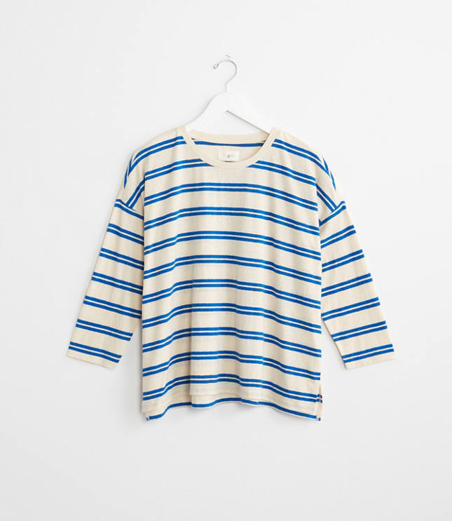 Image of Lou & Grey Lou & Grey Striped Softserve Slub Top