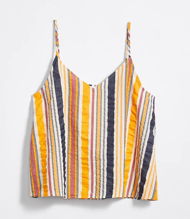 Striped Tie Back Cami