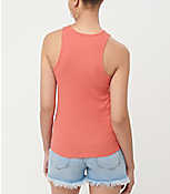 Ribbed Racerback Outfit-Making Tank carousel Product Image 2