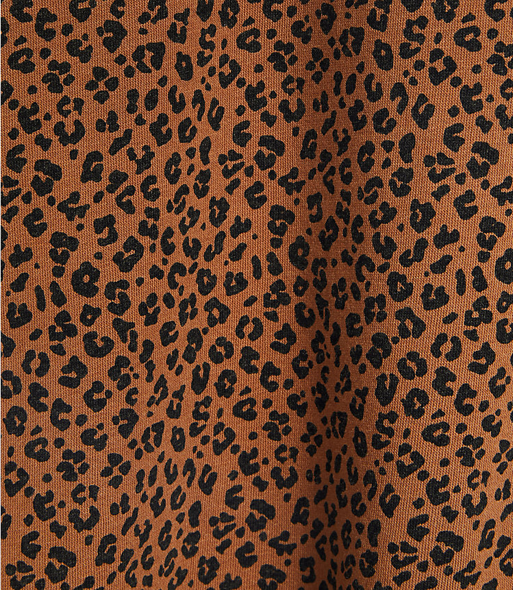 Lou & Grey Leopard Print Terry Sweatshirt image number 1