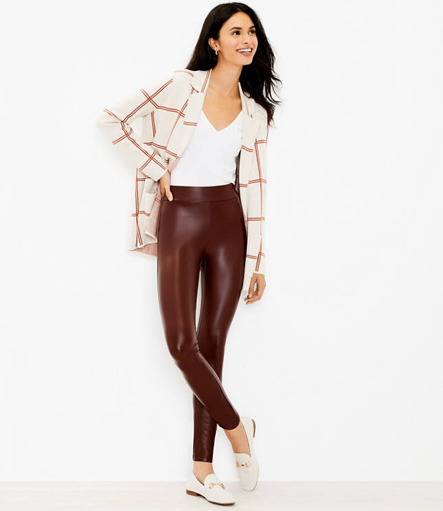 faux leather leggings