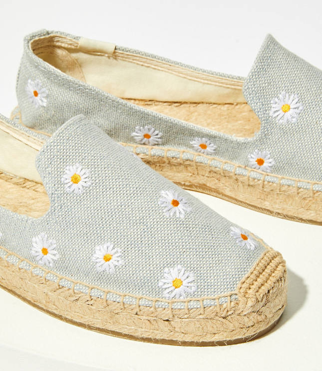 soludos daisies embroidered espadrille