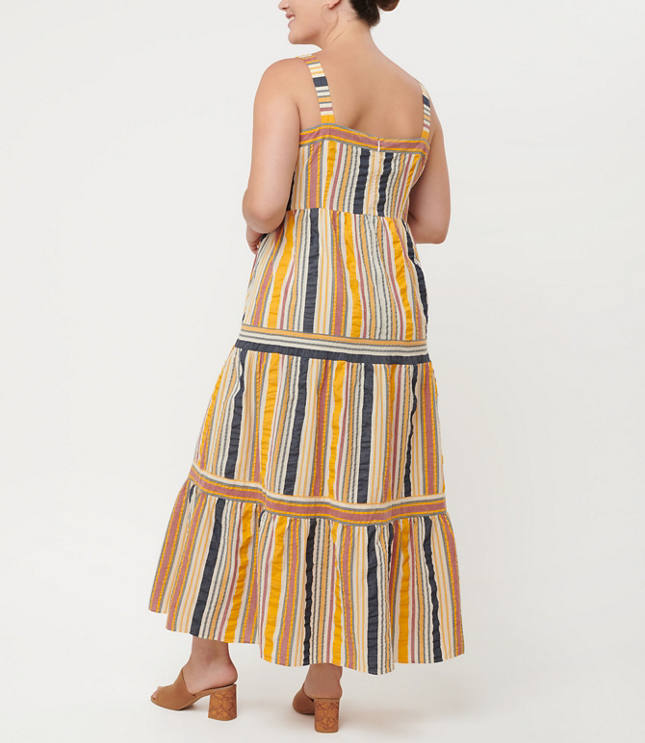 maxi dress tiered