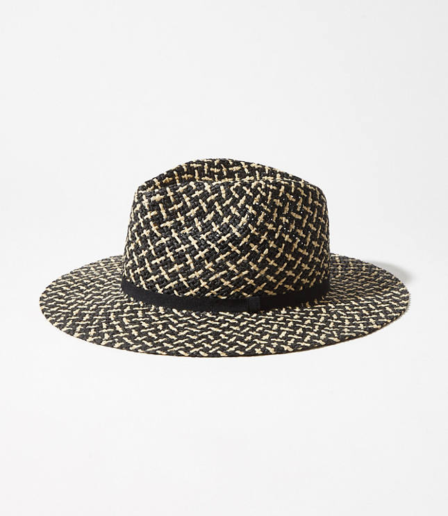 Textured Straw Fedora