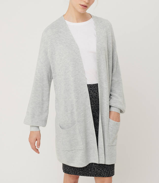 open cardigan with pockets
