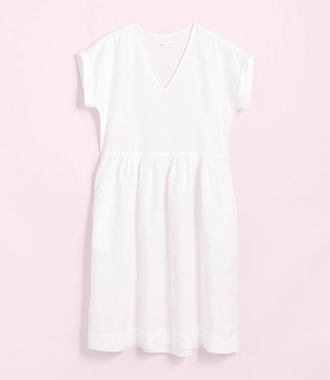 linen pocket dress