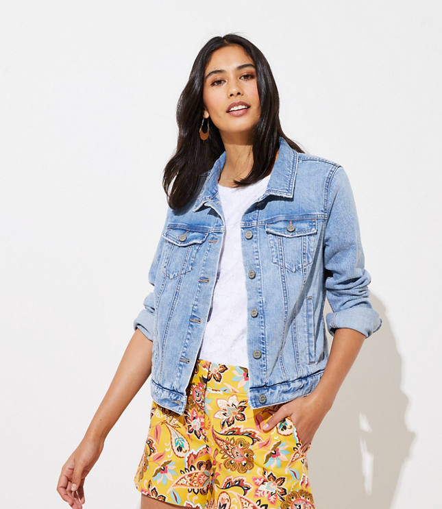 the loft jean jacket