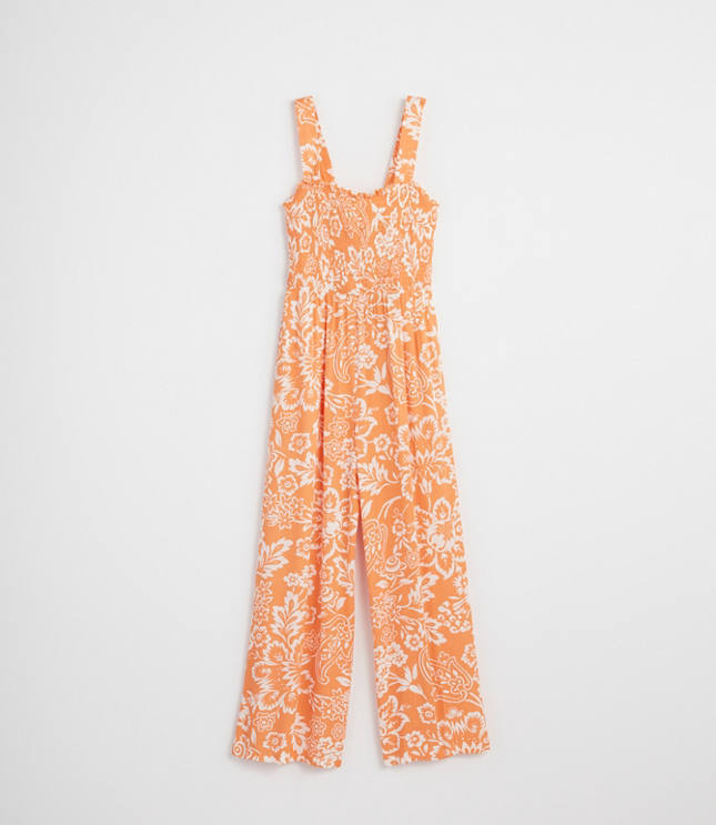 petite orange jumpsuit