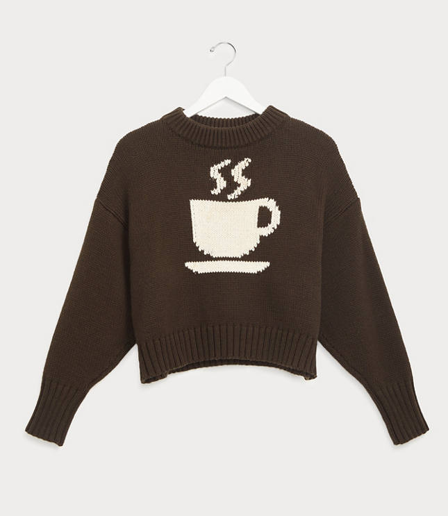 Lou & Grey Coffee Sweater