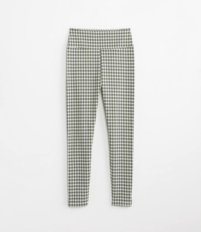 Image of Lou & Grey Lou & Grey Gingham High Rise Ponte Leggings