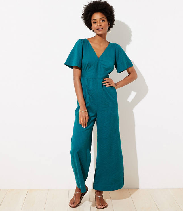 petite flare jumpsuit