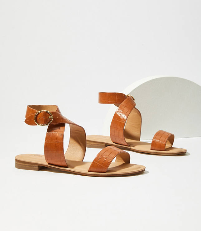 criss cross ankle strap sandals