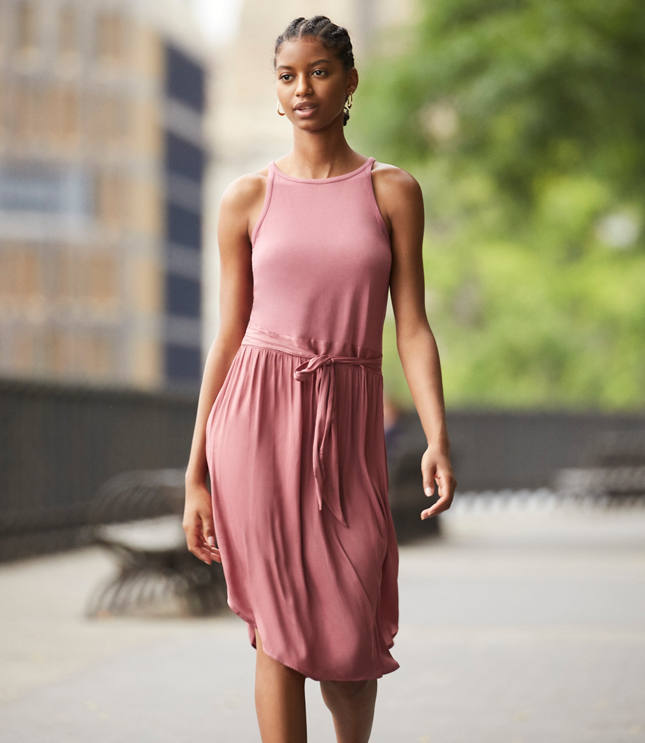 loft pink dress
