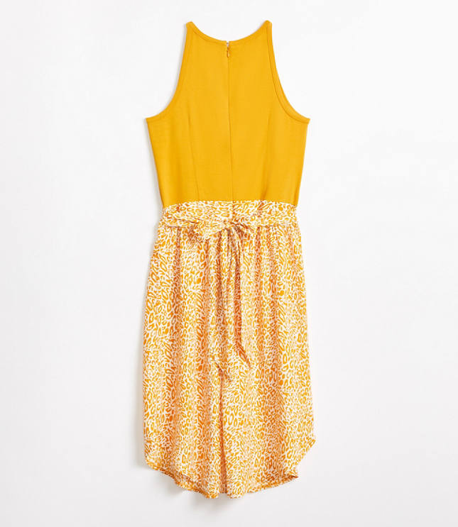 petite leopard print flares