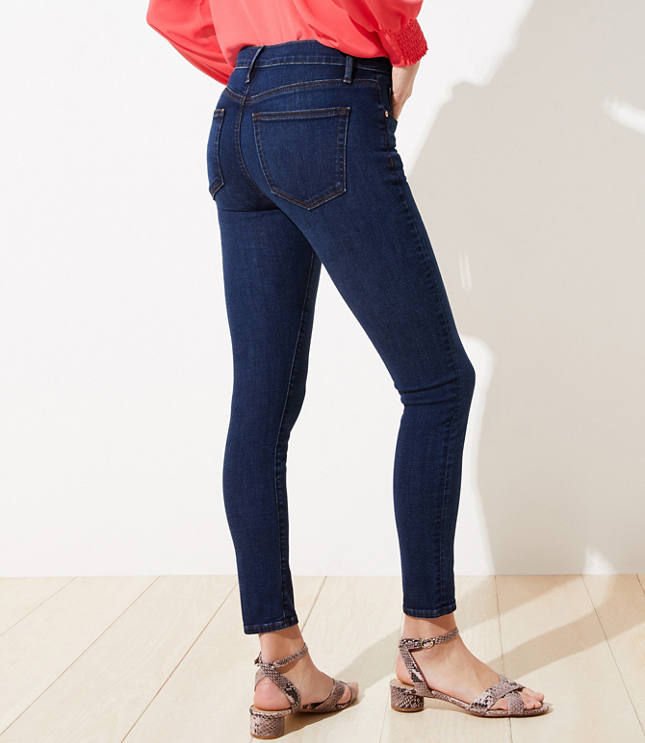 loft curvy skinny crop jeans