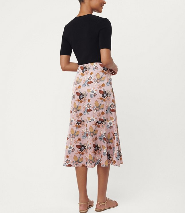 Fluted Midi Skirt