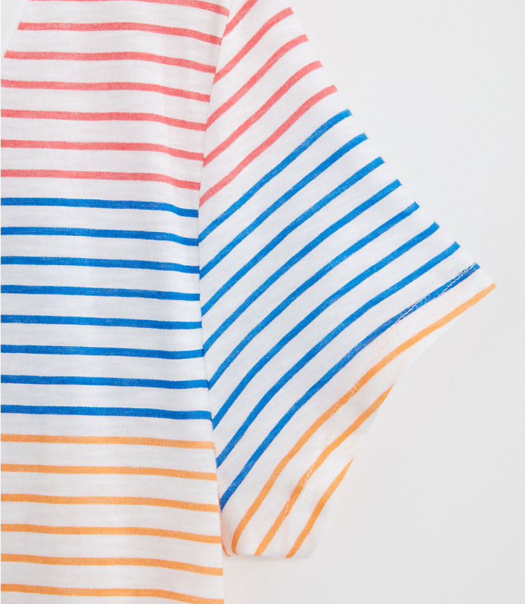 Striped New Crew Tee image number 1