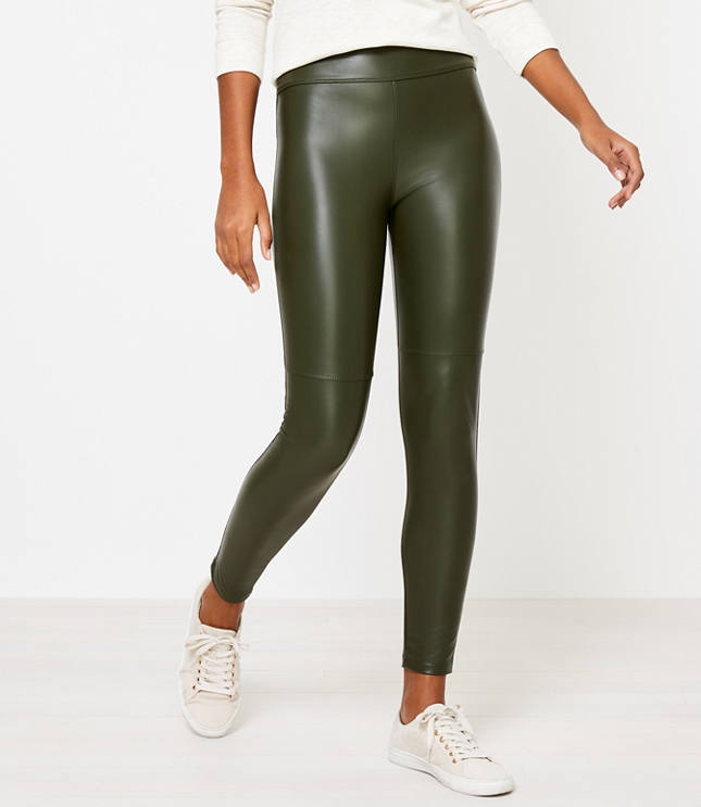 SA Leather Look Legging - Slate grey – The Style Attic