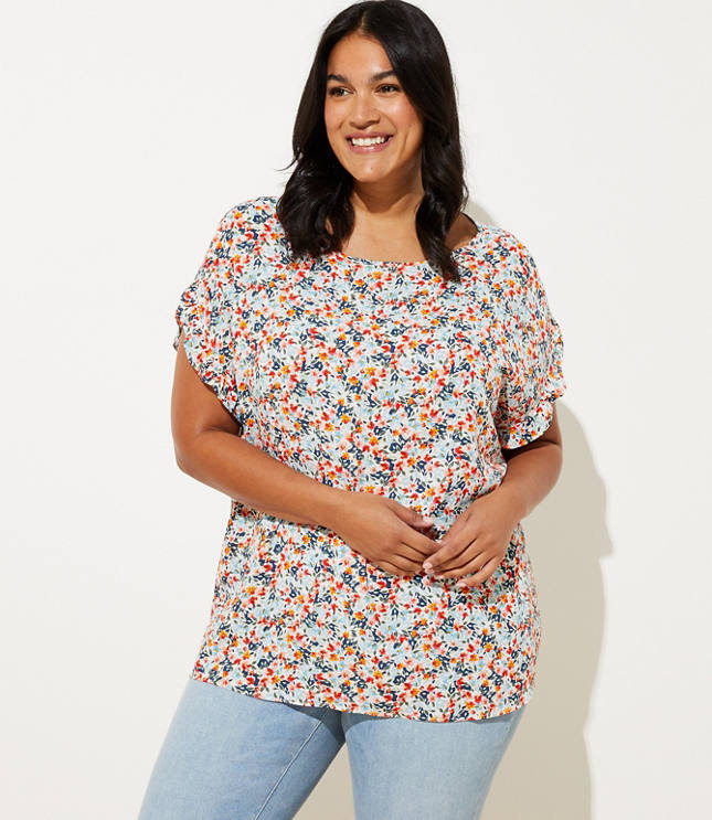 Loft plus size shop blouses