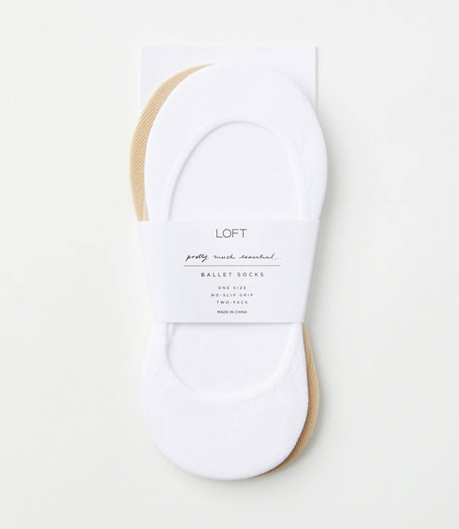 Ballet Flat No Show Sock Set