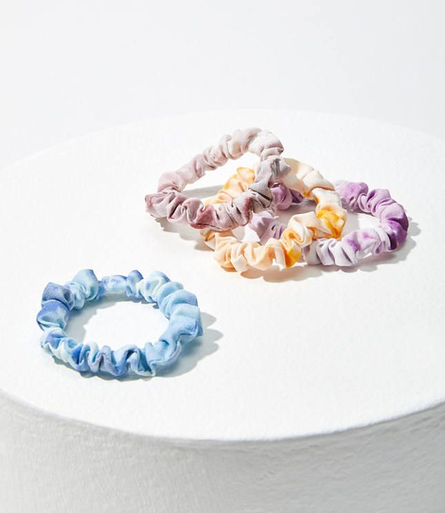 Tie Dye Mini Scrunchie Set