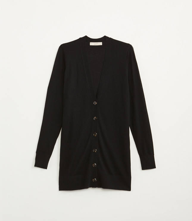 LOFT Plus Long Boyfriend Cardigan