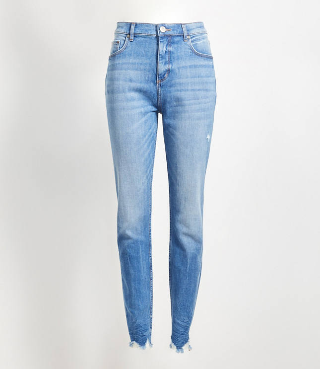 high rise curvy skinny jeans