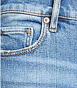 High Waist Slim Flare Jeans in Medium Light Authentic Indigo Wash carousel Product Image 2