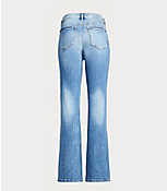 High Waist Slim Flare Jeans in Medium Light Authentic Indigo Wash carousel Product Image 3