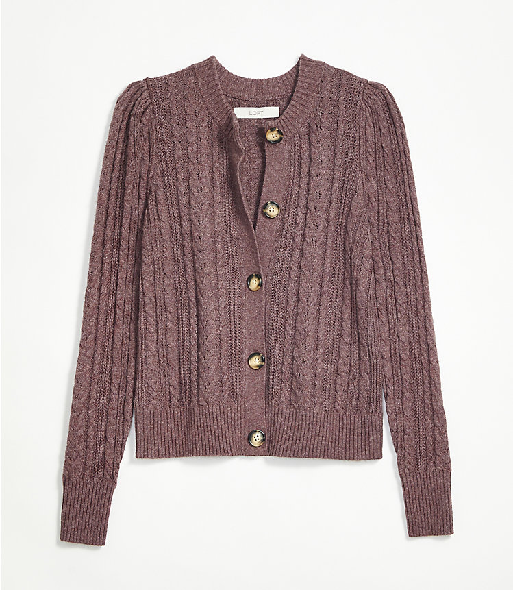 Cable Cardigan image number null