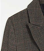 Plaid Long Double Breasted Blazer carousel Product Image 2