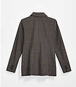 Plaid Long Double Breasted Blazer carousel Product Image 3