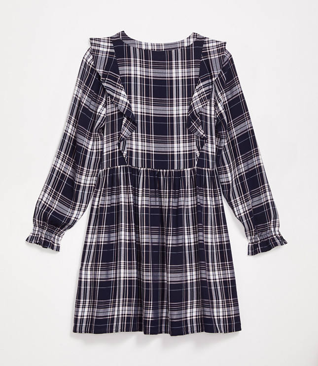 plaid swing dress