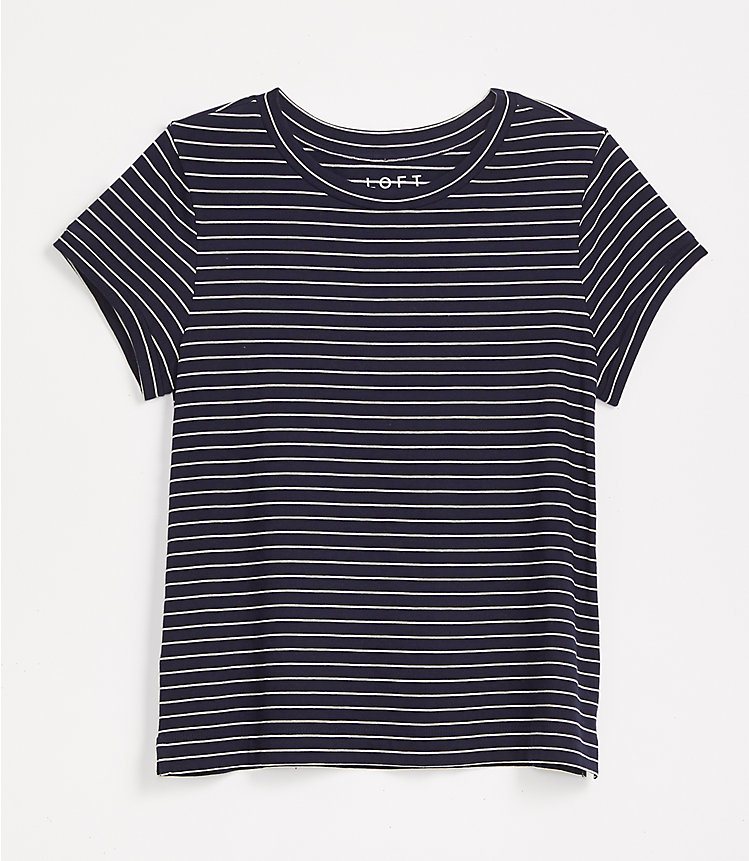 Striped New Crew Tee image number 0