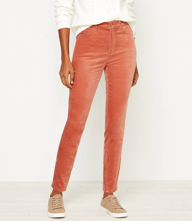 loft red jeans