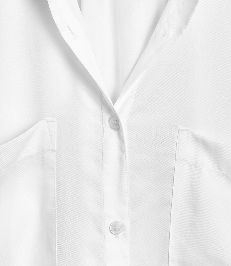 Lou & Grey Fluid Twill Pocket Tunic Shirt image number 1