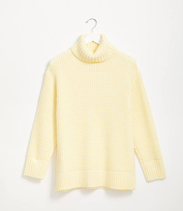 Lou & Grey Wafflestitch Turtleneck Sweater