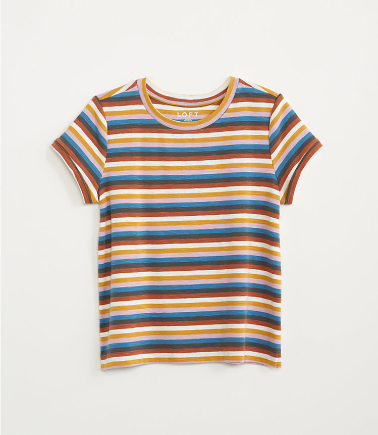 Striped New Crew Tee image number 1