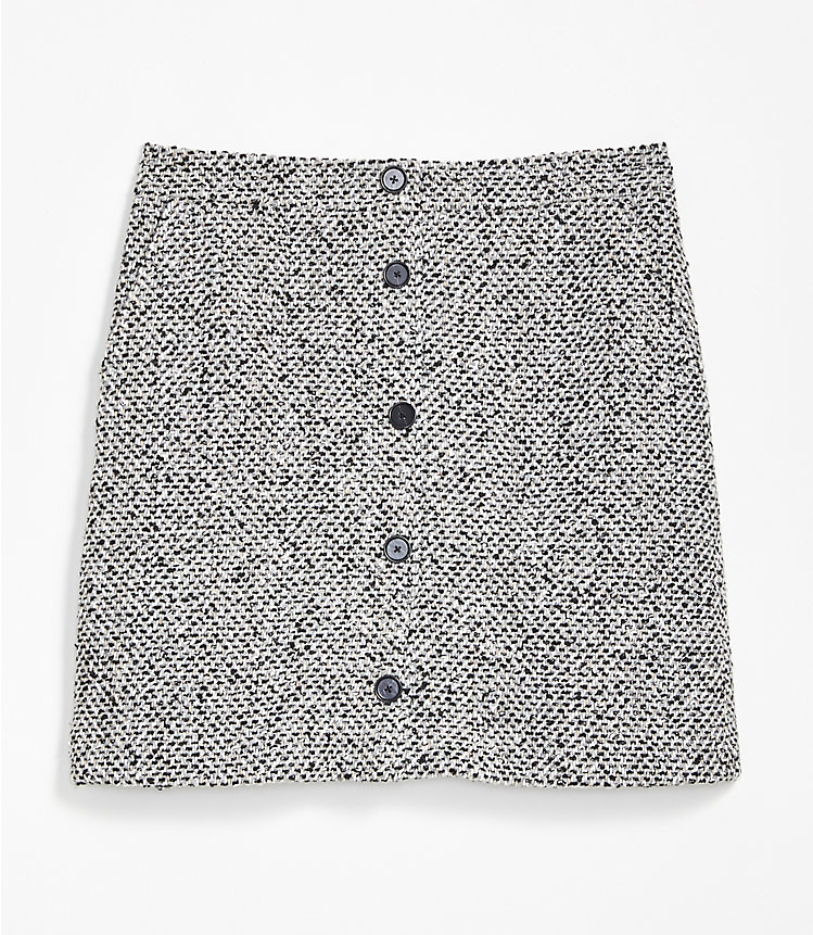 Textured Button Pocket Skirt image number 2