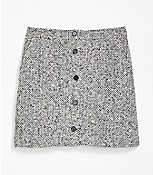 Textured Button Pocket Skirt carousel Product Image 3