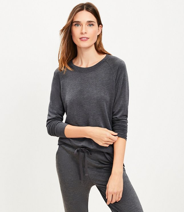 LOFT Lou & Grey Signaturesoft Sweatshirt - ShopStyle