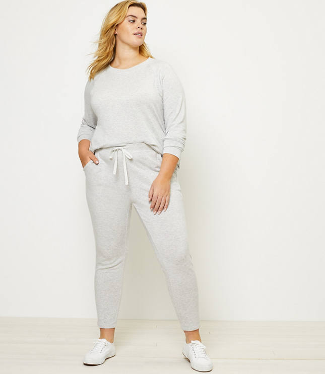 plus size grey sweatpants