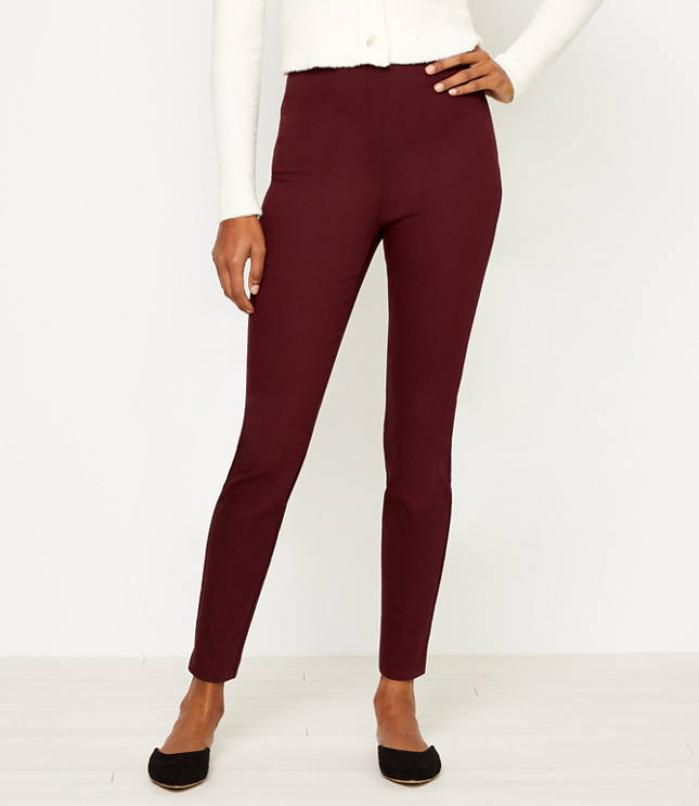 Side zip skinny hot sale trousers