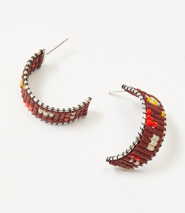 Chertova Baby Beaded Hoop Earrings