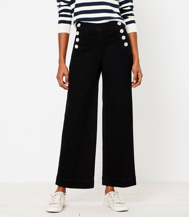 black sailor jeans