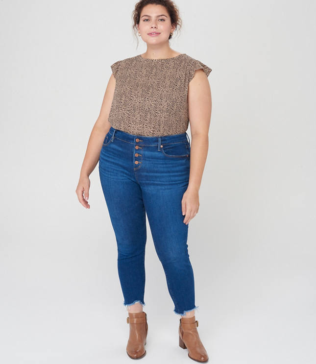 loft high rise jeans